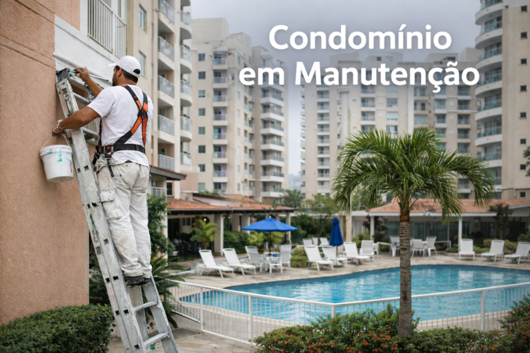Manutenção e pintura de condomínio com qualidade e segurança.